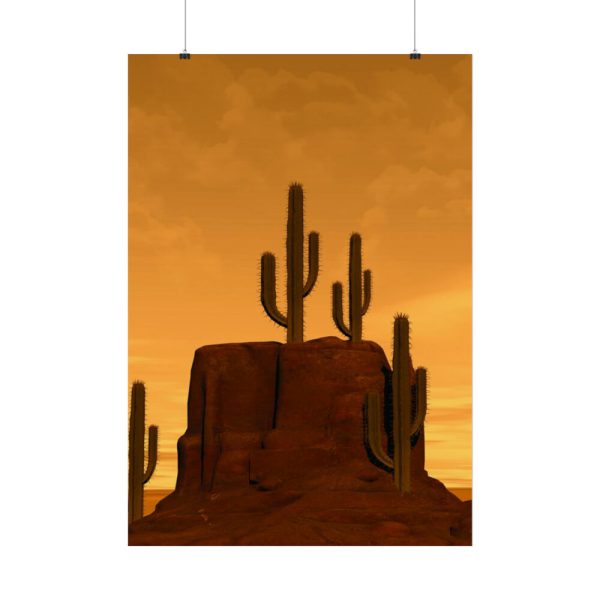 92411-236.jpg Desert Landscape Poster