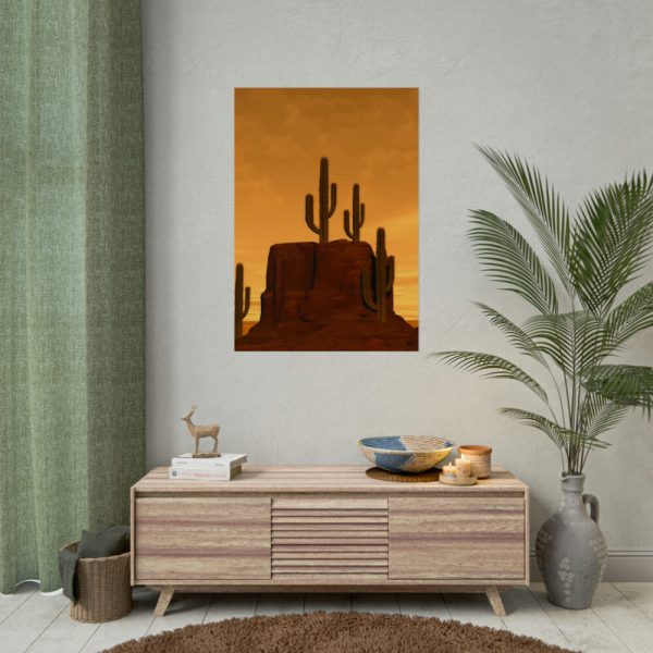 92411-238.jpg Desert Landscape Poster