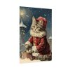 92411-242.jpg Winter Christmas Cat Poster