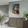 92411-244.jpg Winter Christmas Cat Poster