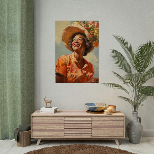 Senior African American Woman Poster
