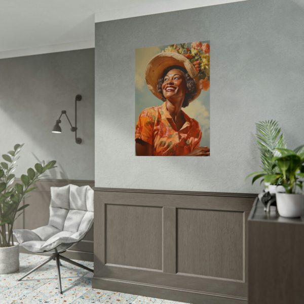 Senior African American Woman Poster