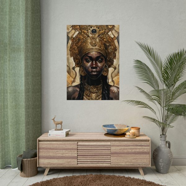 92411-273.jpg Afroamerican Woman in a Crown Poster