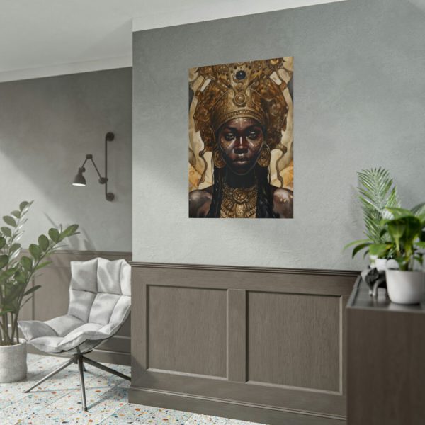 92411-274.jpg Afroamerican Woman in a Crown Poster
