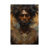 92411-276.jpg African Man Drawn In Watercolor Poster