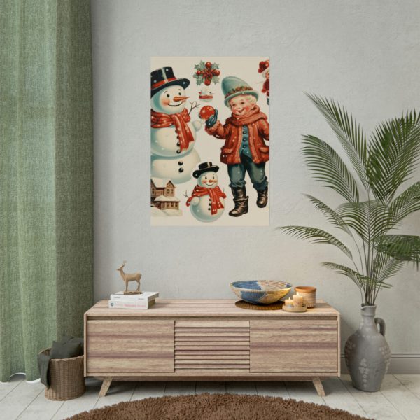 92411-58.jpg Snowman and the Boy Poster