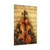 92411-77.jpg Vintage Christmas Cello Music Poster