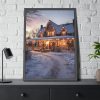 93830-103.jpg Christmas Decorated Home Framed Poster