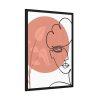 93830-109.jpg Contemporary Illustration of a Circle Framed Poster