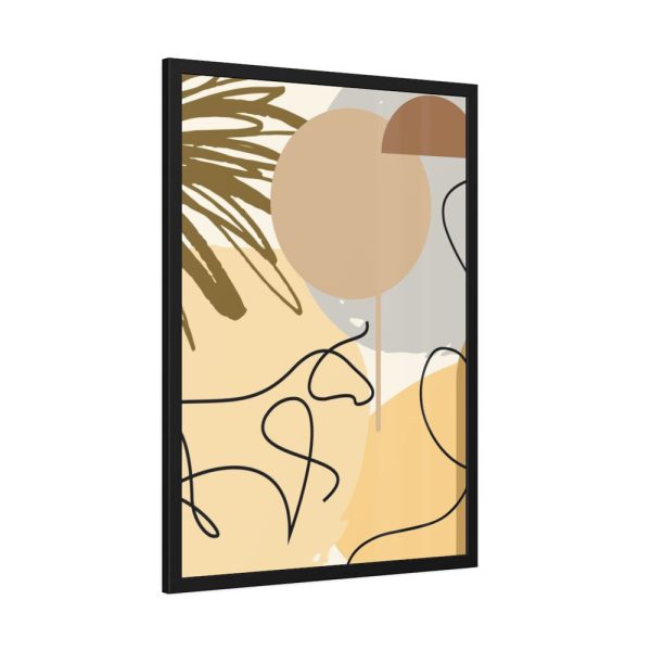 93830-113.jpg Abstract Animal Drawing Poster Framed Poster