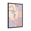 Minimal Drawing of a Camel Framed Poster