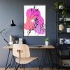 93830-122.jpg Abstract Pattern-Filled Shapes With a Line-Art Framed Poster
