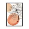 93830-128.jpg Abstract Dandelion Illustration Framed Poster