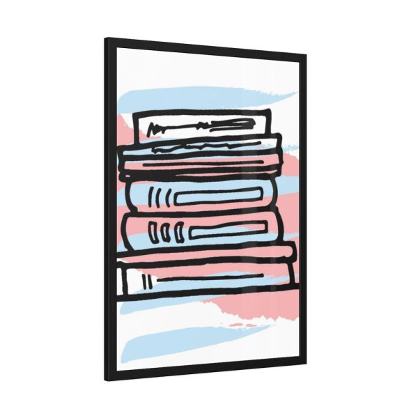 93830-133.jpg Abstract Books Illustration Framed Poster