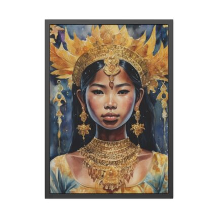 A Beautiful Bangkok Girl Framed Poster