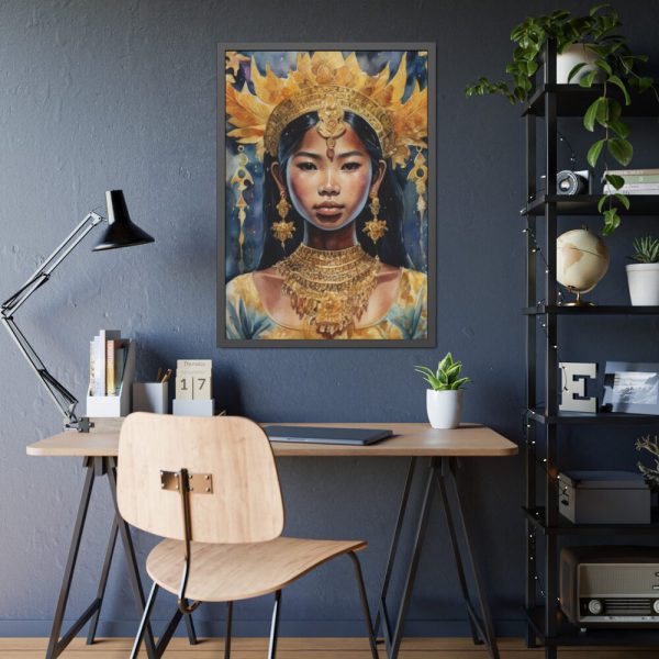 93830-146.jpg A Beautiful Bangkok Girl Framed Poster