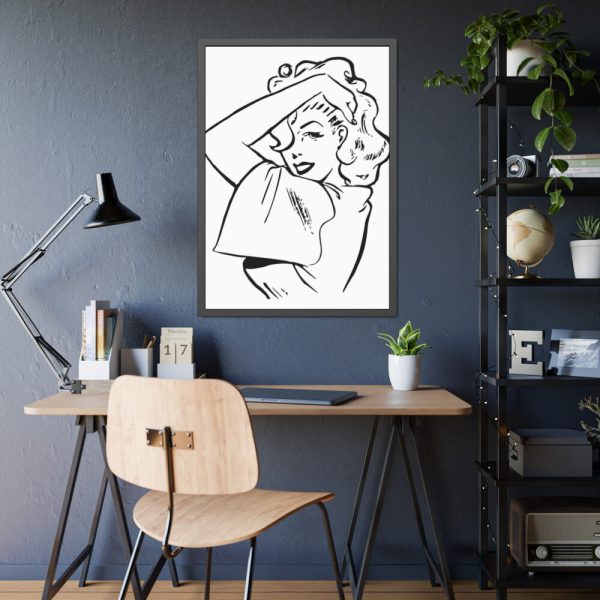 93830-162.jpg Pin-up Girl Framed Poster