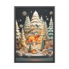 93830-168.jpg Christmas Tree House Framed Poster
