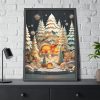 93830-171.jpg Christmas Tree House Framed Poster