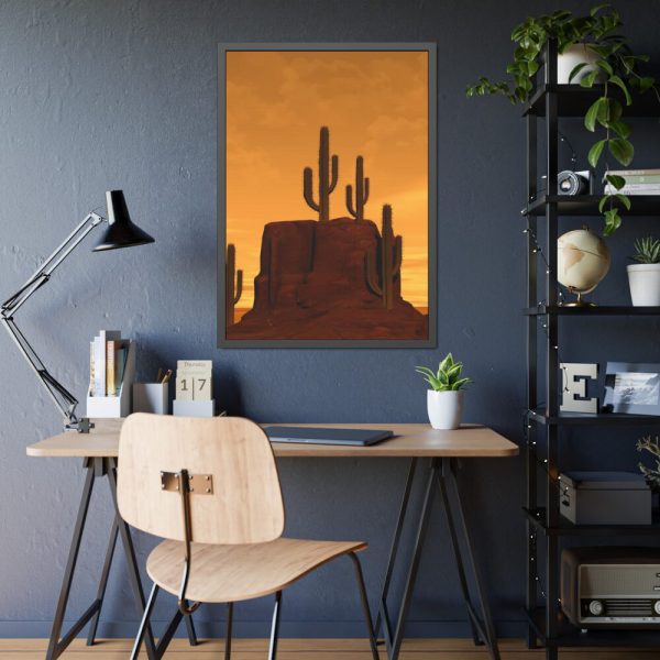 93830-190.jpg Desert Landscape Framed Poster