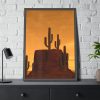 93830-191.jpg Desert Landscape Framed Poster