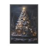 93830-192.jpg Christmas Tree House Framed Poster