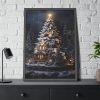 93830-195.jpg Christmas Tree House Framed Poster