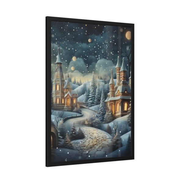 93830-209.jpg Christmas Village II Framed Poster