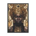 Afroamerican Woman in a Crown Framed Poster