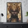 Afroamerican Woman in a Crown Framed Poster