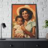 93830-239.jpg African American Woman Art Framed Poster