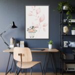 Vintage Lychee Bowl Illustration Framed Poster - Image 3