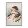 93830-32.jpg Vintage Santa Claus by McLoughlin Brothers Framed Poster