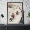 93830-47.jpg Tobogganing by L. Prang & Co Framed Poster