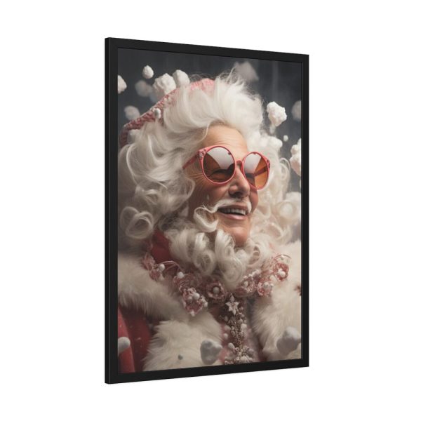 93830-61.jpg Mrs. Santa Claus Framed Poster
