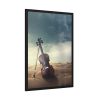 93830-73.jpg Violin Deser Framed Poster