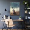 93830-74.jpg Violin Deser Framed Poster