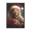 93830-80.jpg Mrs. Claus Framed Poster