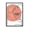 93831-108.jpg Contemporary Illustration of a Circle Framed Poster