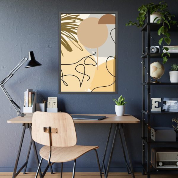 93831-114.jpg Abstract Animal Drawing Poster Framed Poster