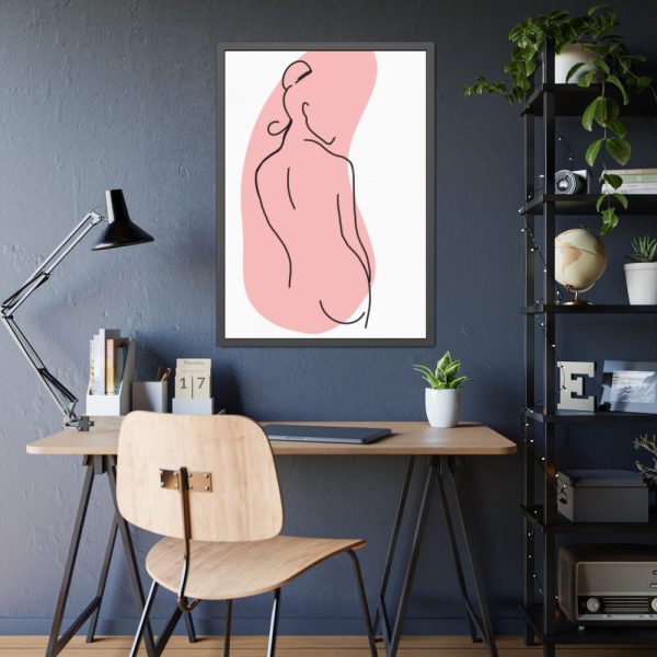 93831-126.jpg Modern Art Abstract Of A Lady Framed Poster