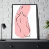 93831-127.jpg Modern Art Abstract Of A Lady Framed Poster