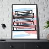 93831-135.jpg Abstract Books Illustration Framed Poster