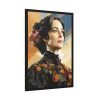 93831-149.jpg Pioneer Woman Portrait Framed Poster