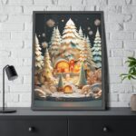 Christmas Tree House Framed Poster - Image 8