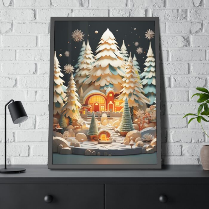 Christmas Tree House Framed Poster - Image 8