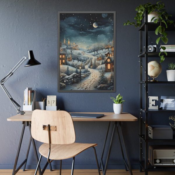 93831-174.jpg Christmas Village I Framed Poster