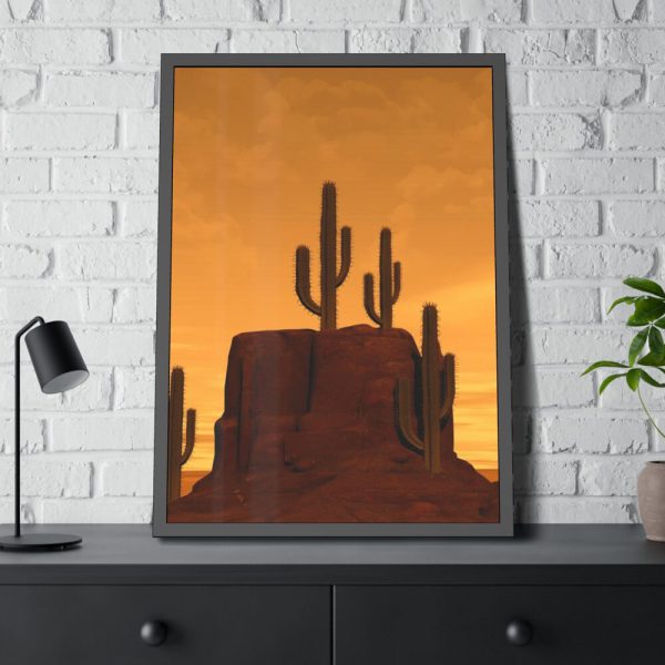 93831-191.jpg Desert Landscape Framed Poster