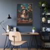 93831-206.jpg Funny Christmas Dog Framed Poster