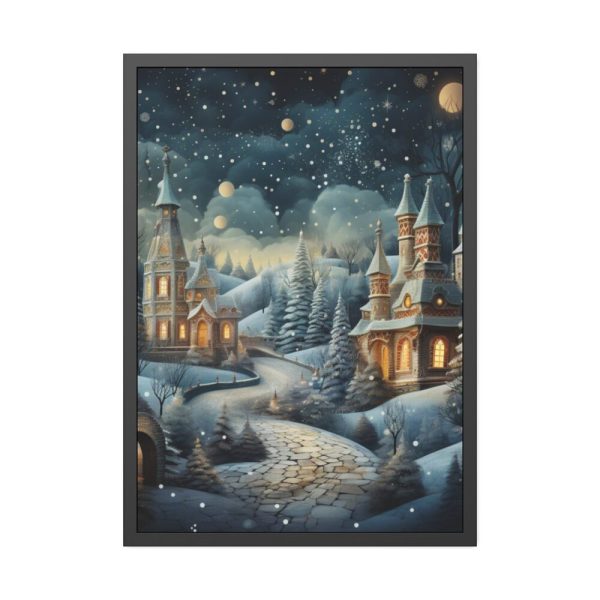 93831-208.jpg Christmas Village II Framed Poster